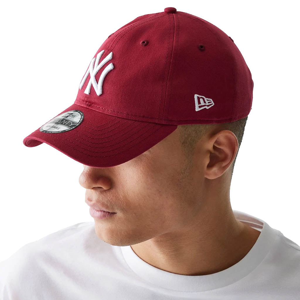 NEW YORK YANKEES LEAGUE ESSENTIAL DARK RED 9TWENTY CAP