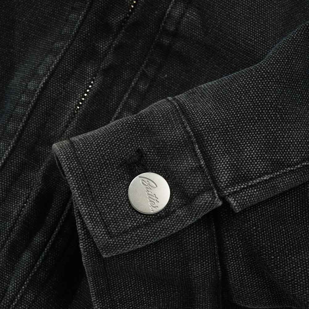 DAVIDE WORK JACKET WASHED BLACK