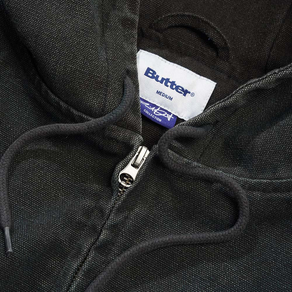 DAVIDE WORK JACKET WASHED BLACK