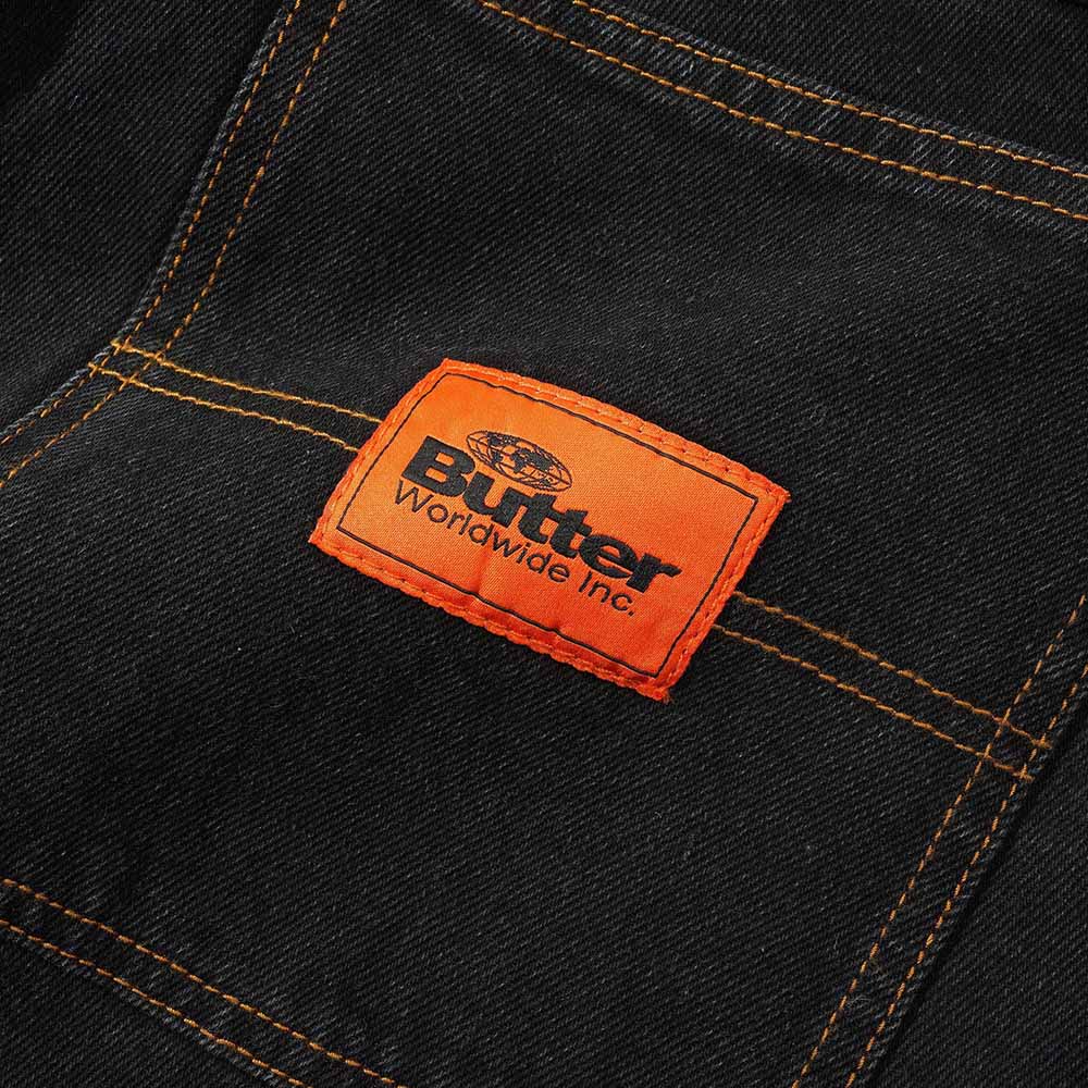 SANTOSUOSSO DENIM JEANS WASHED BLACK
