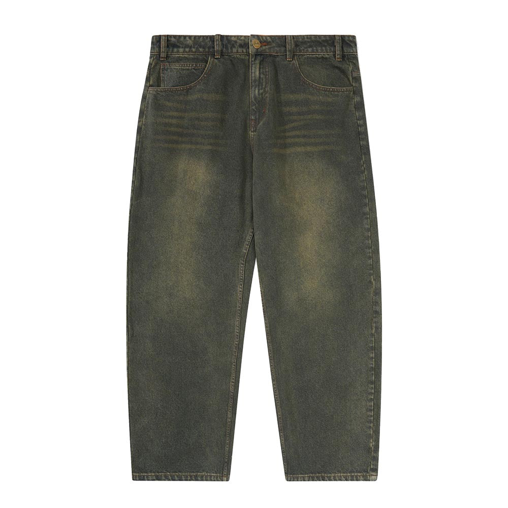 WARPED DENIM JEANS DIRTY WASH INDIGO
