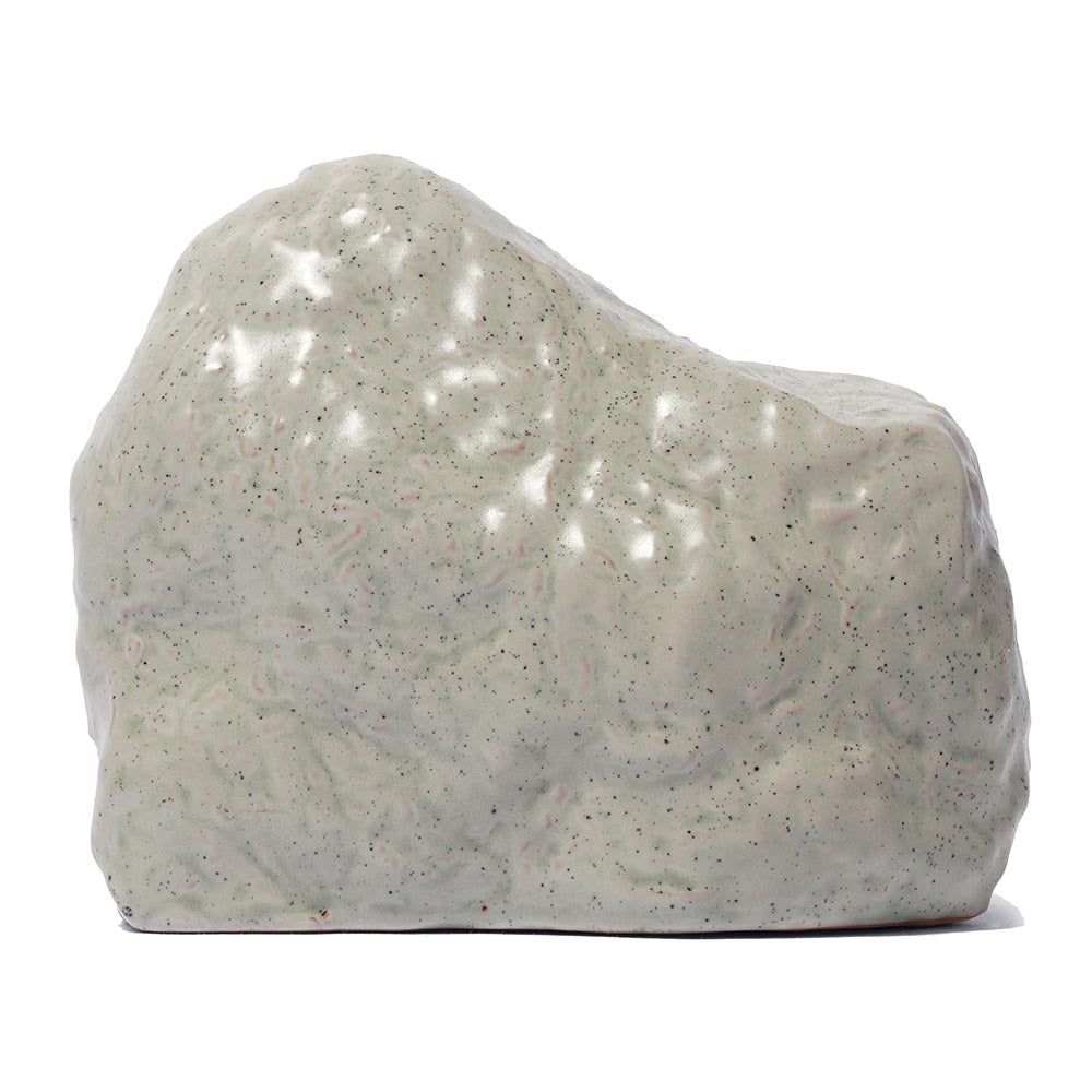 CERAMIC ROCK INCENSE HOLDER STONE O/S