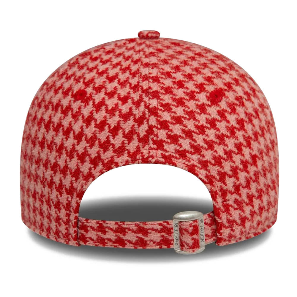 NEW YORK YANKEES HOUNDSTOOTH MLB FABRIC RED 9FORTY CAP
