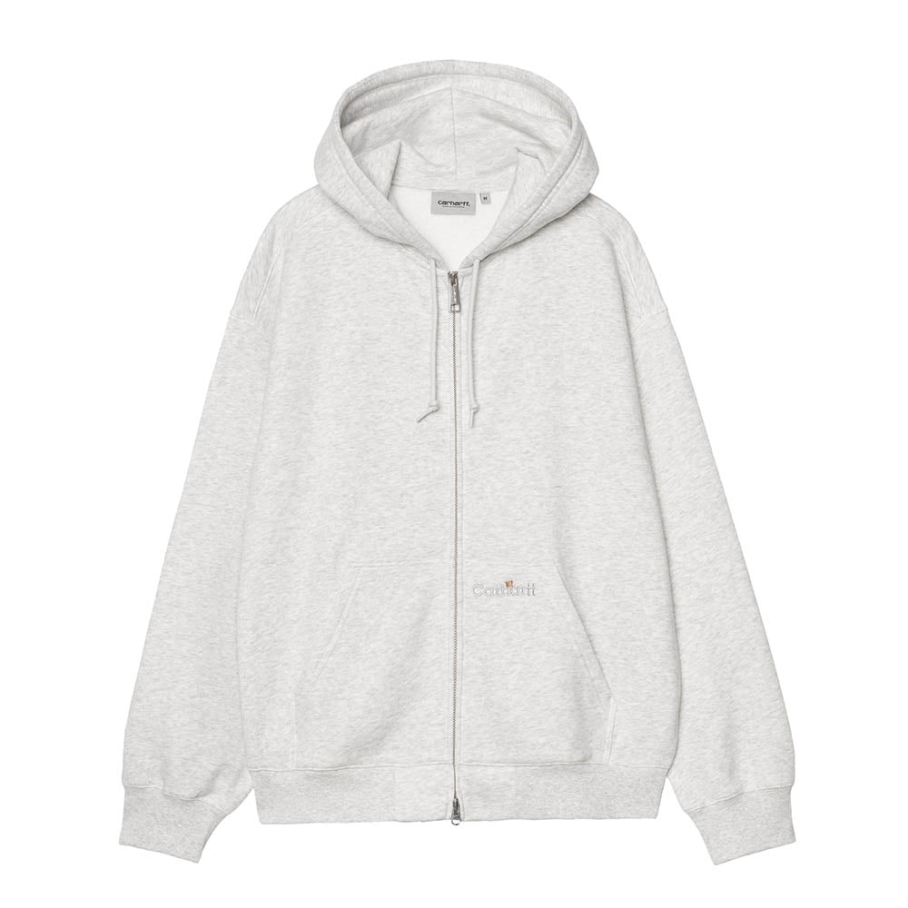 HOODED WIP LABEL SWEAT JACKET