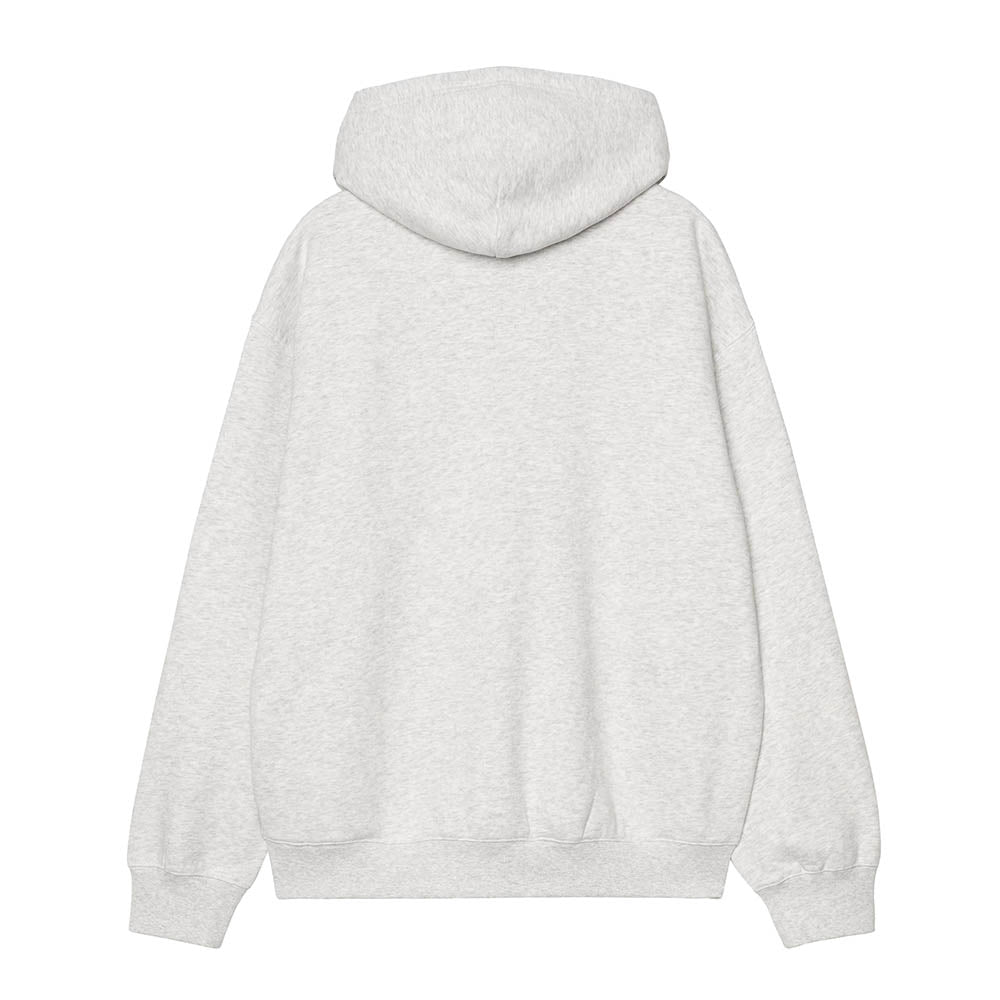 HOODED WIP LABEL SWEAT JACKET