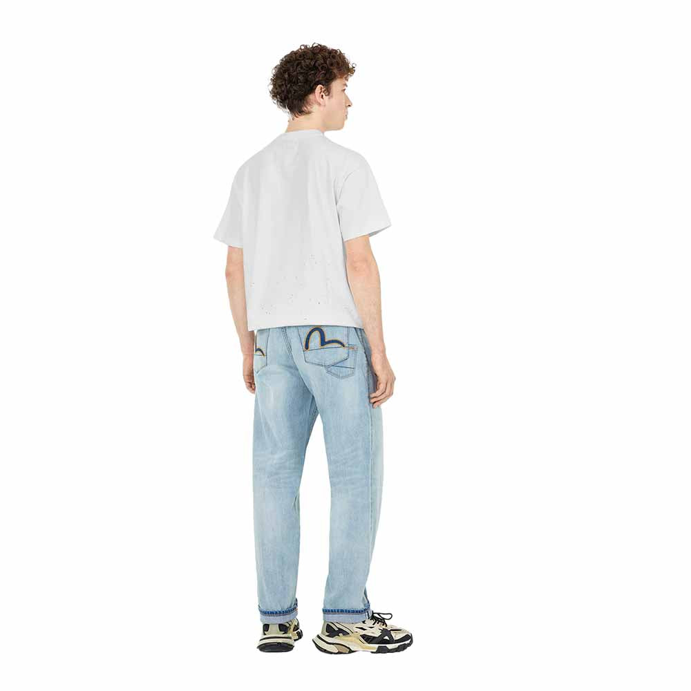 LOGO AND SEAGULL PRINT RELAX FIT T-SHIRT