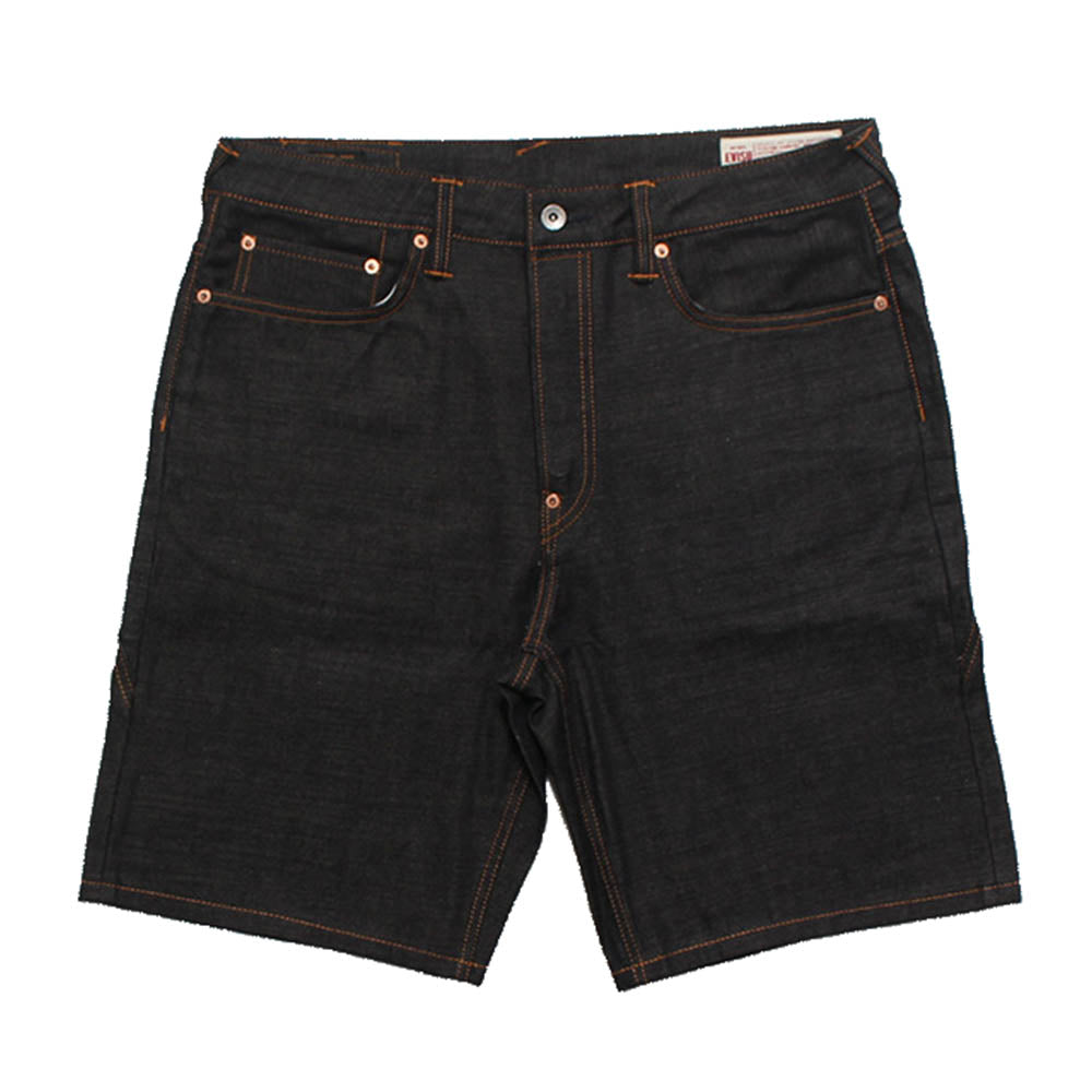 SEAGULL PRINTED POCKET DENIM SHORTS