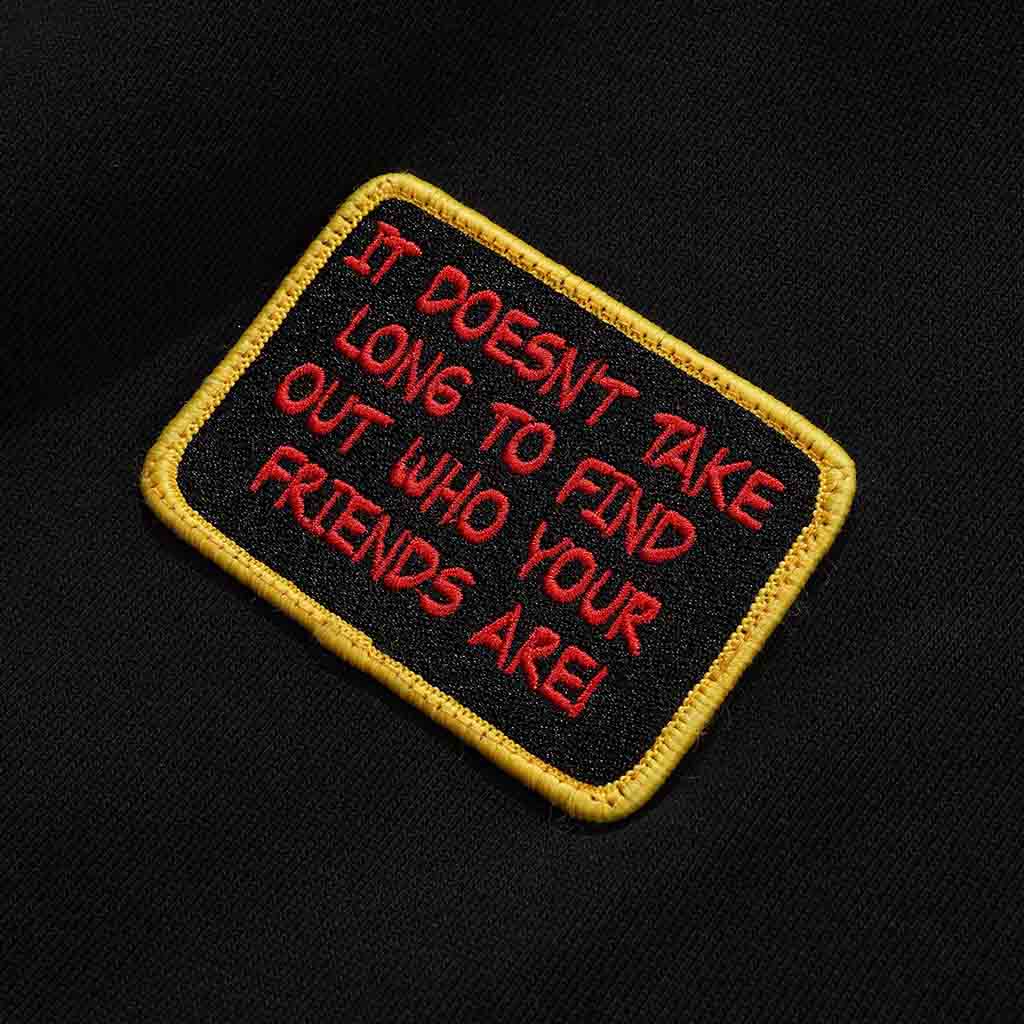 PATCHES ZIP-THRU HOOD