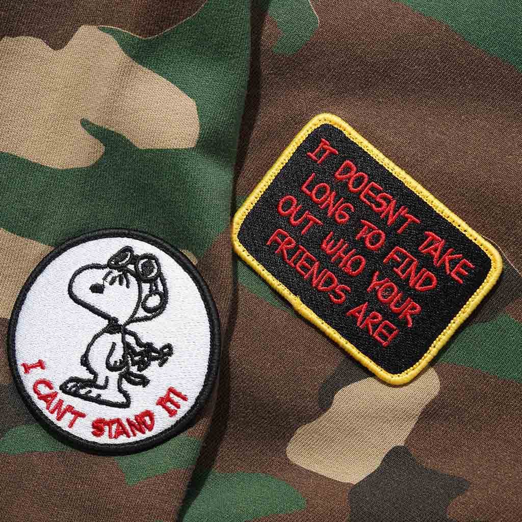 PATCHES ZIP-THRU HOOD