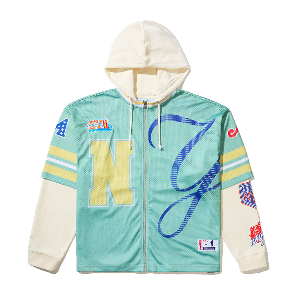HEADCRACK CHAMPS JERSEY ZIP HOODIE