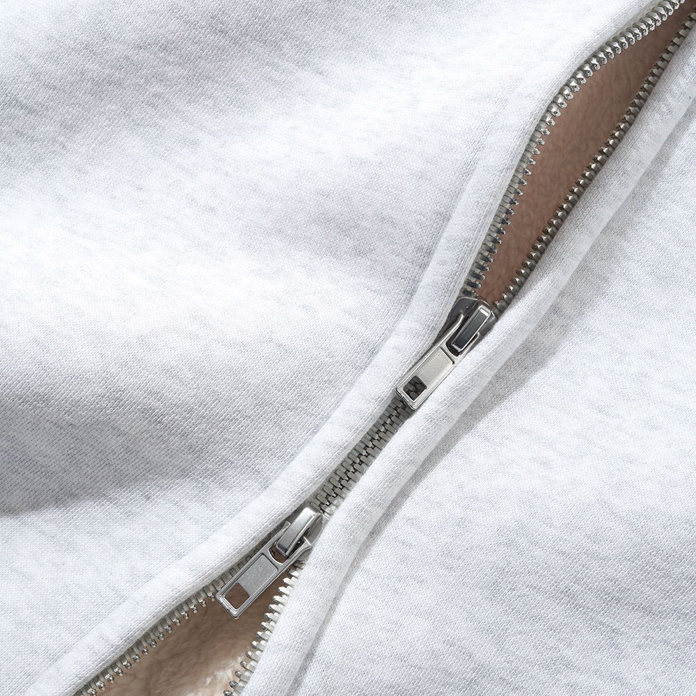 PILE LINED ZIP-THRU HOOD