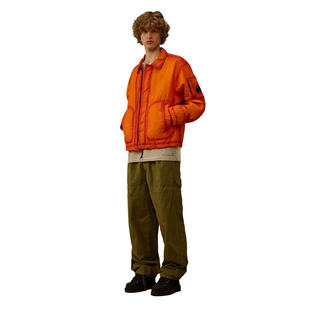FELTRO BI-FILM SHORT JACKET RUSSET ORANGE