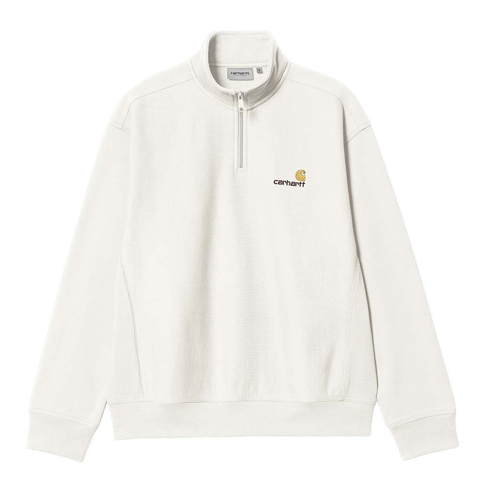 HALF ZIP AMERICAN SCRIPT SWEATSHIRT