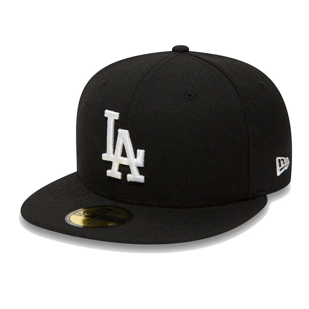 LA DODGERS ESSSENTIAL BLACK 59FIFTY CAP