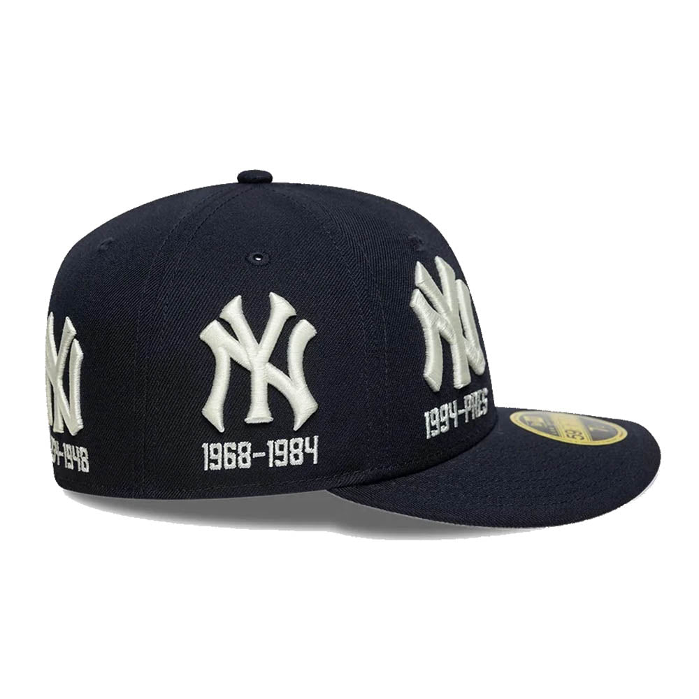 NEW YORK YANKEES MLB HISTORIC NAVY LOW PROFILE 59FIFTY CAP