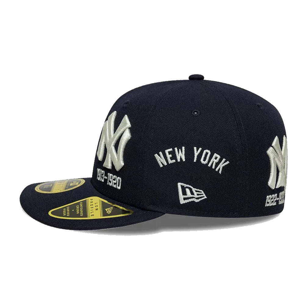NEW YORK YANKEES MLB HISTORIC NAVY LOW PROFILE 59FIFTY CAP