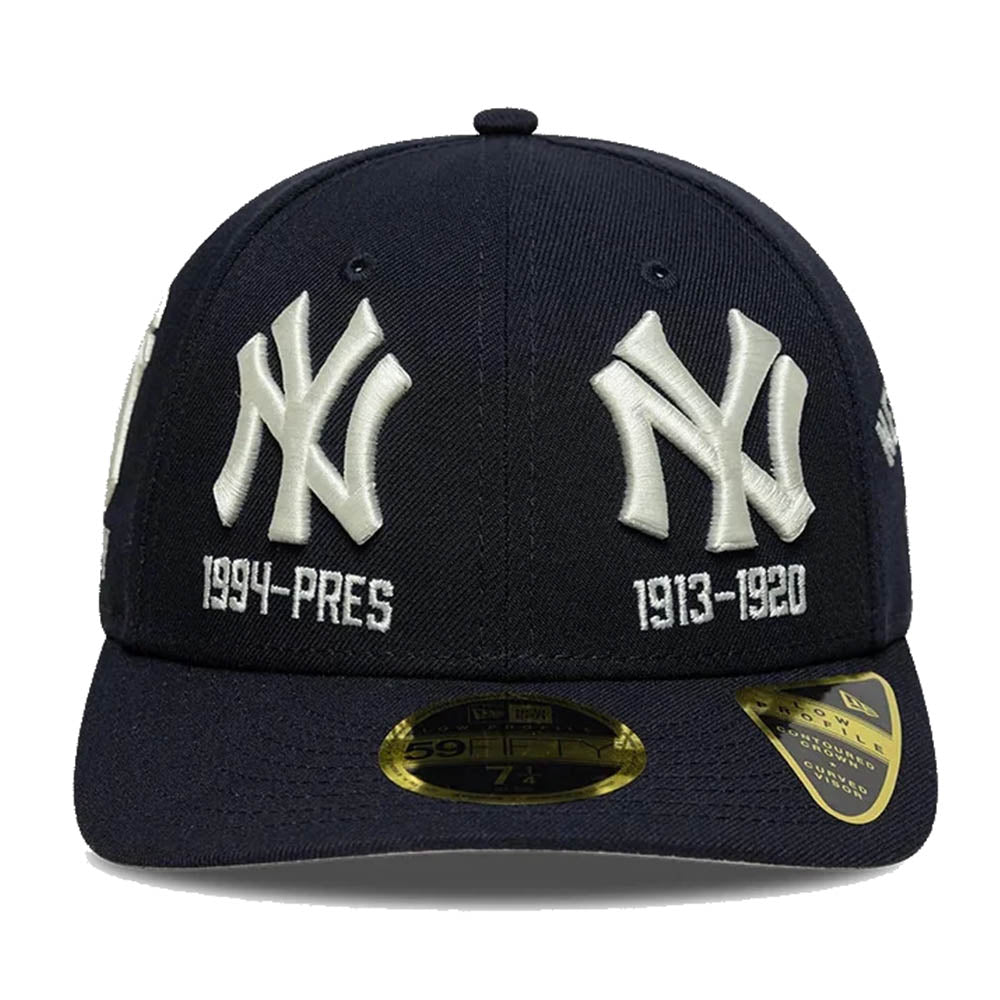 NEW YORK YANKEES MLB HISTORIC NAVY LOW PROFILE 59FIFTY CAP