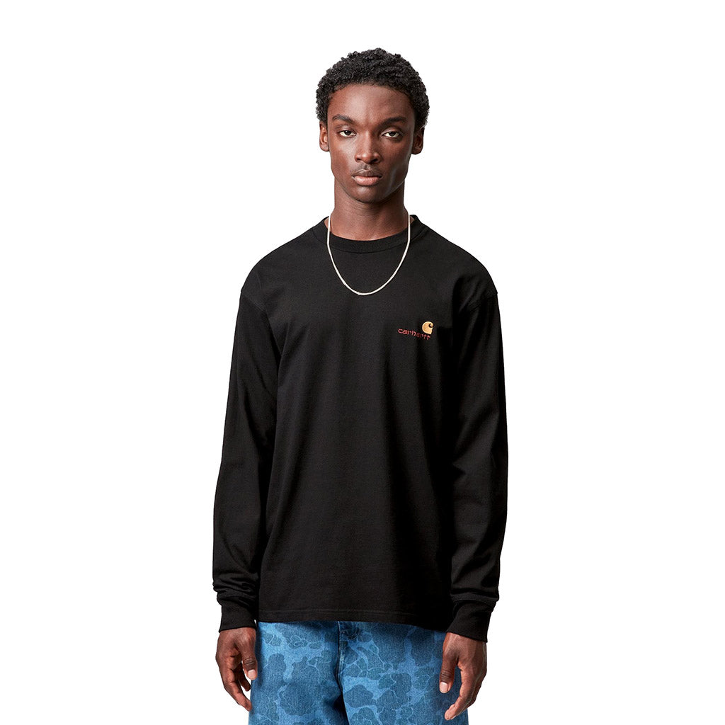 L/S AMERICAN SCRIPT T-SHIRT