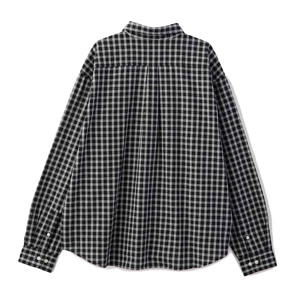 PATCH LOGO PLAID L/S SHIRT