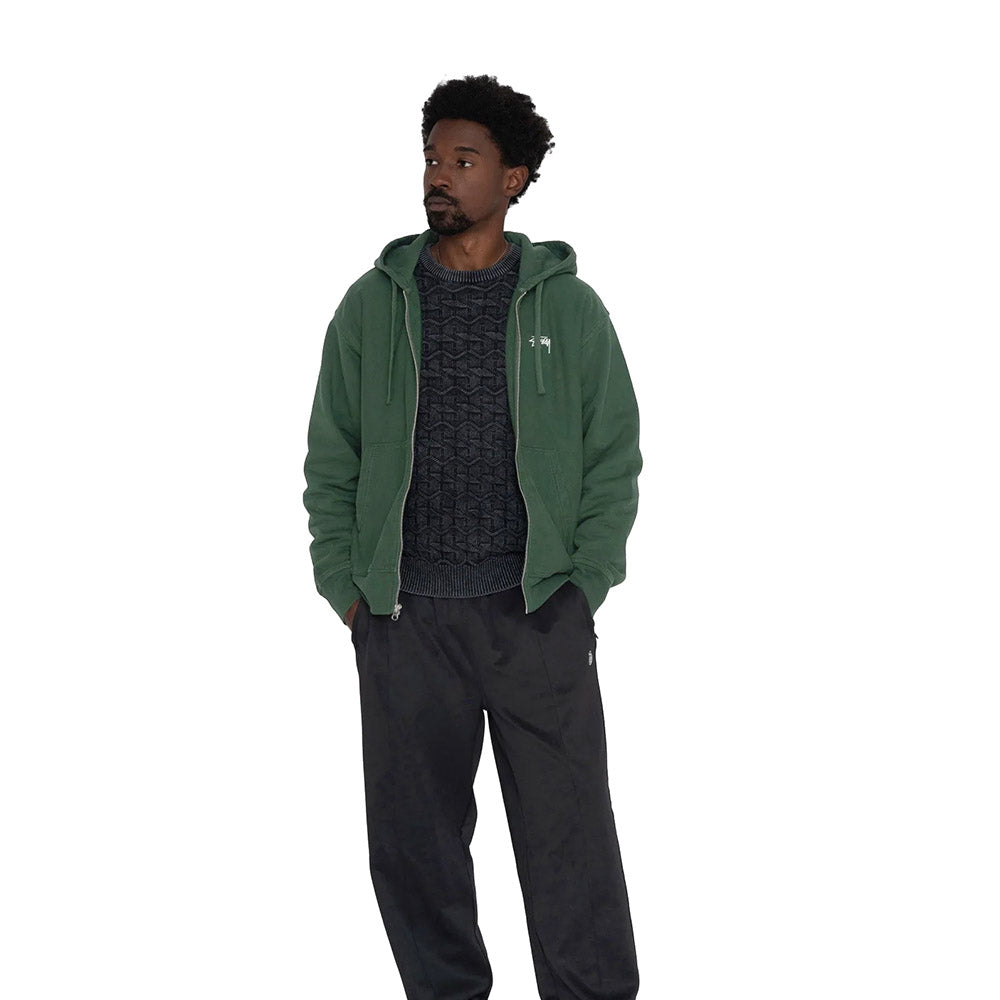 OVERDYED LAGER LOGO REISSVERSCHLUSS HOODIE