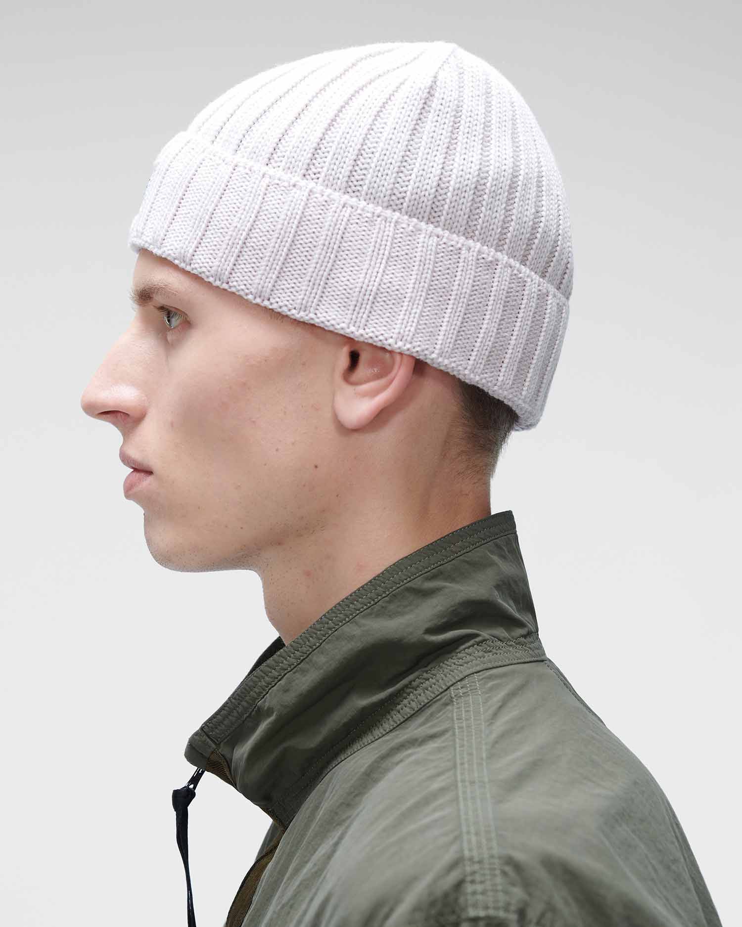 EXTRA FEINES MERINO WOOL LOGO BEANIE