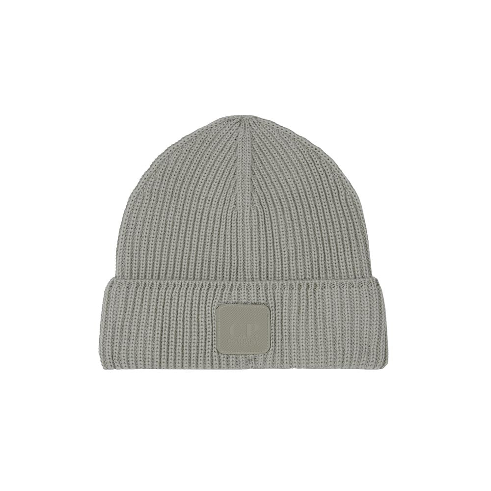 METROPOLIS SERIE MERINO WOOL LOGO BEANIE