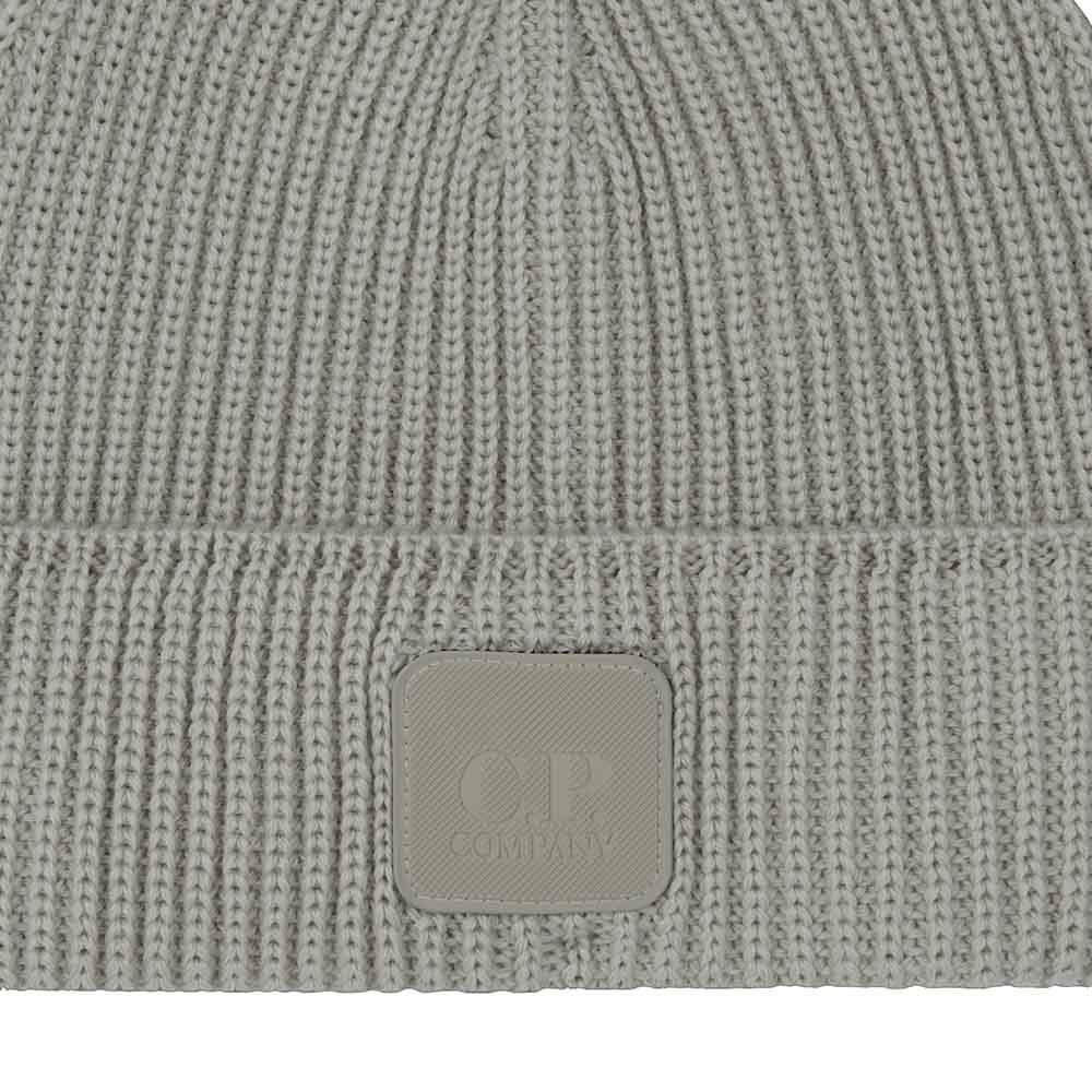 METROPOLIS SERIE MERINO WOOL LOGO BEANIE