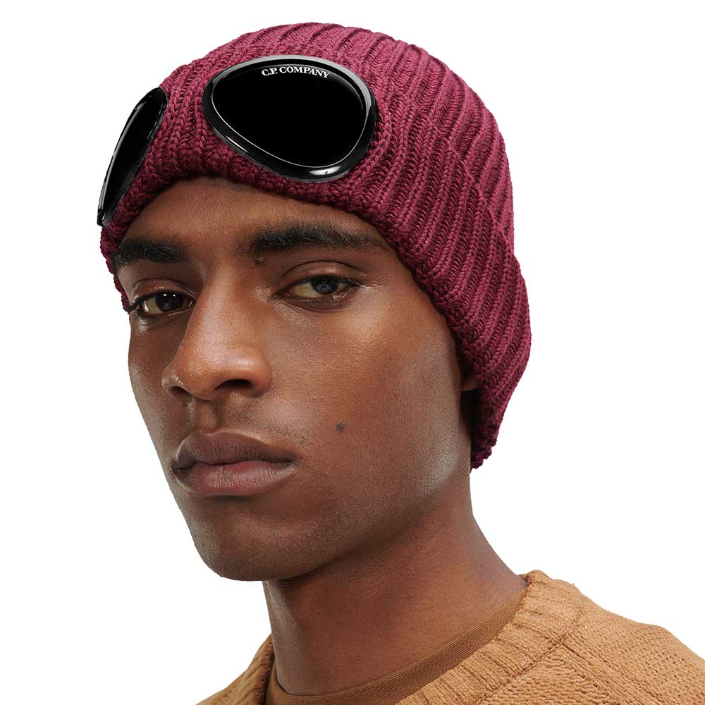 EXTRA FEINE MERINO WOOL GOGGLE BEANIE