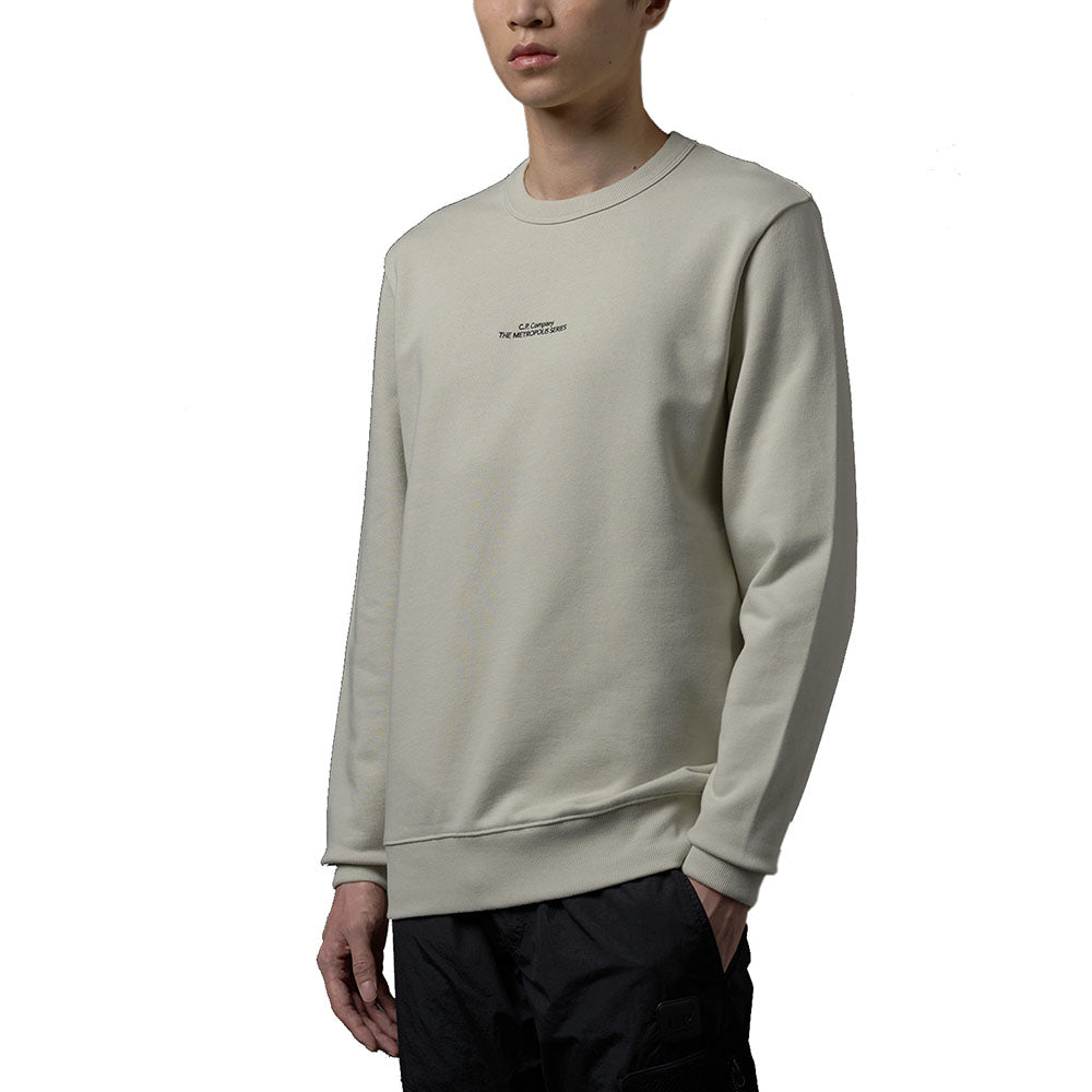 METROPOLIS SERIE DIAGONAL RAISED FLEECE SWEATSHIRT