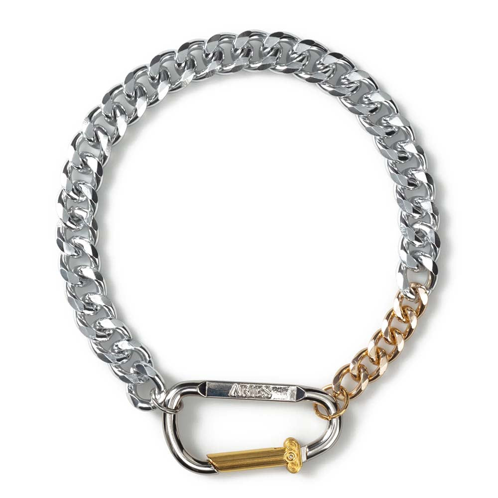 COLUMN CARABINER SILVER HALSKETTE