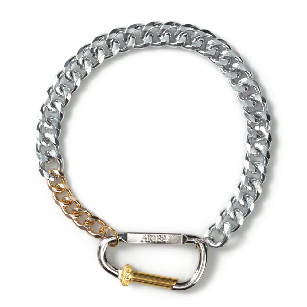 COLUMN CARABINER SILVER HALSKETTE