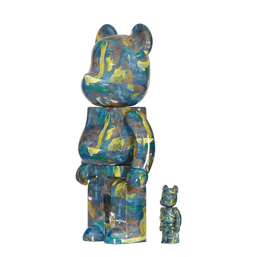 BEARBRICK 400% GAUGUIN WHERE DO WE WIE VON? WHAT ARE WE? WHERE ARE WE GOING? 2-PACK