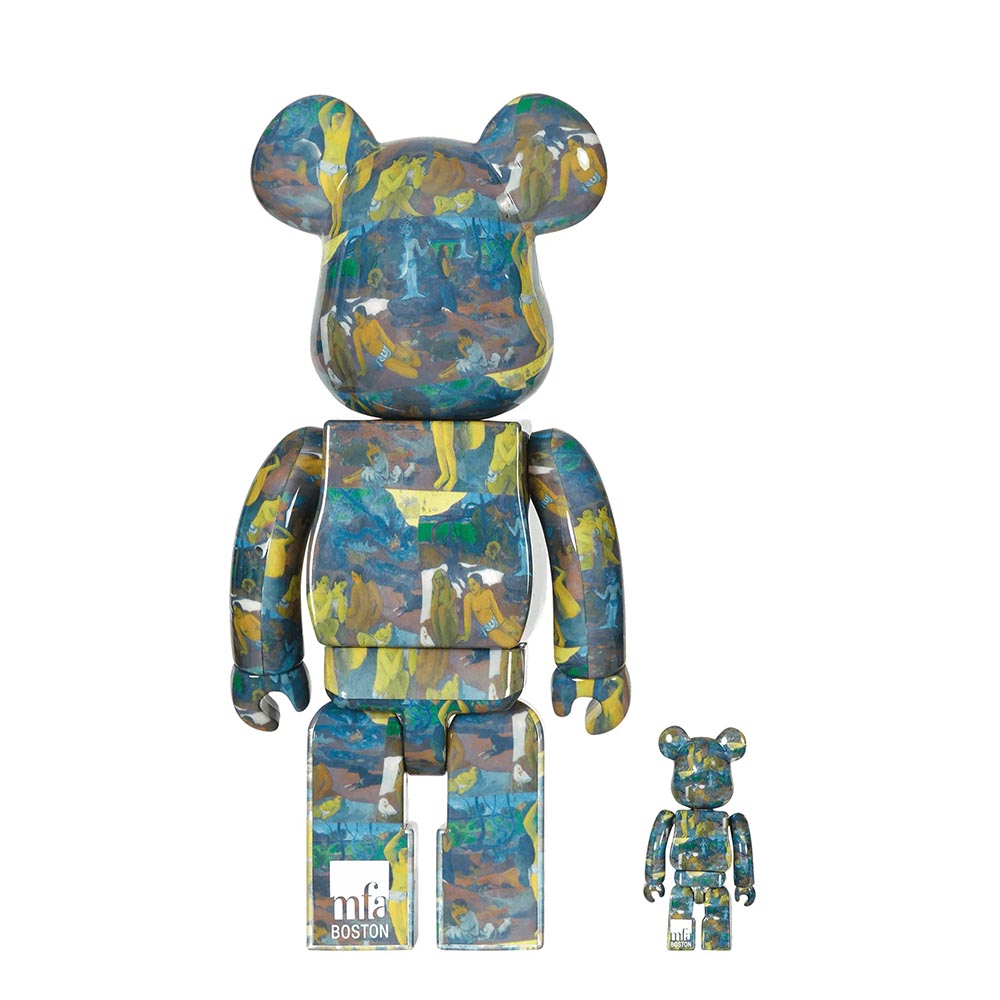 BEARBRICK 400% GAUGUIN WHERE DO WE WIE VON? WHAT ARE WE? WHERE ARE WE GOING? 2-PACK