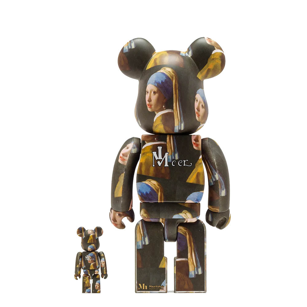 BEARBRICK 400% VERMEER MÄDCHEN MIT EINEM PERLENOHRRING 2ER-PACK
