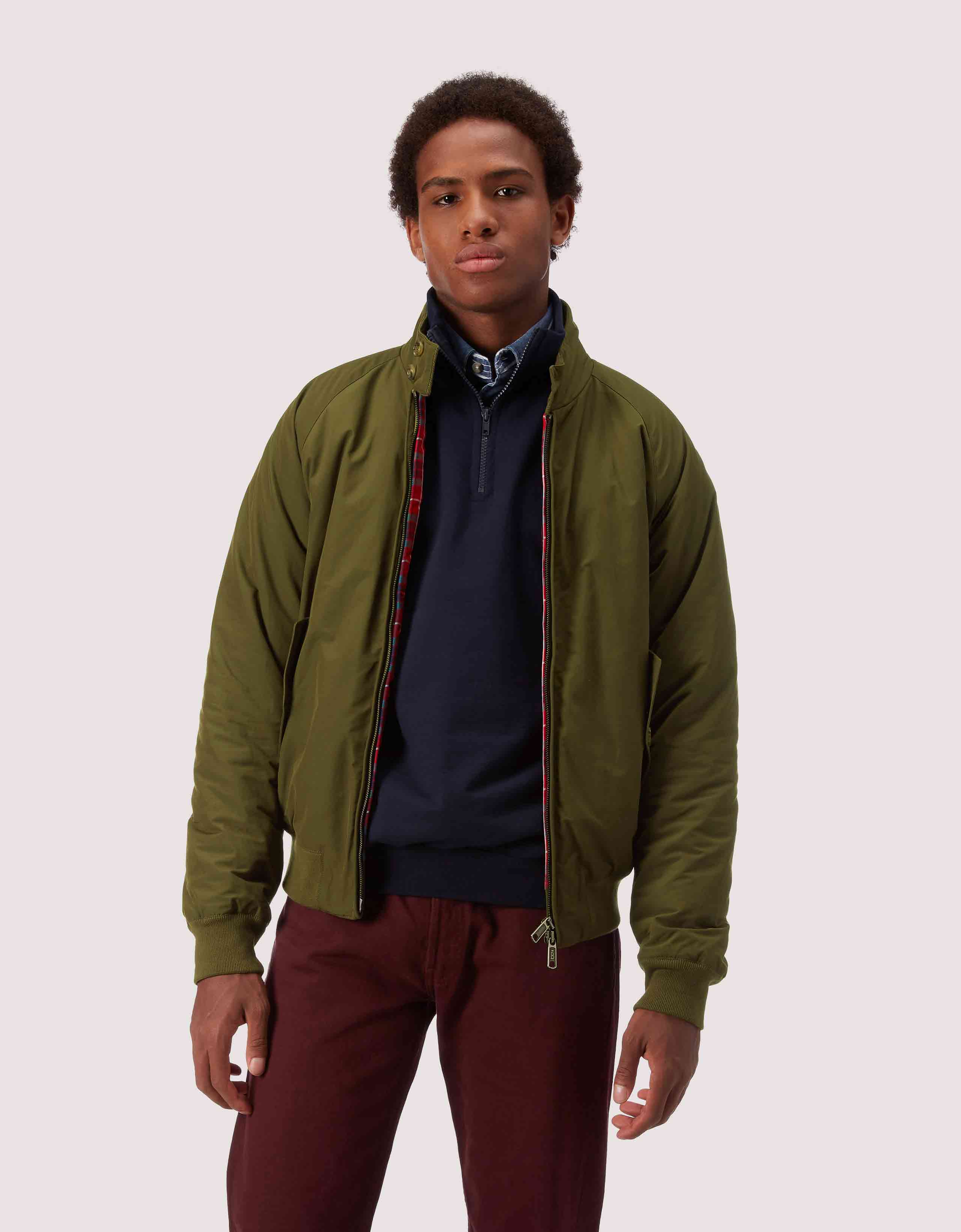 G9 THERMAL HARRINGTON JACKE GREEN BEECH