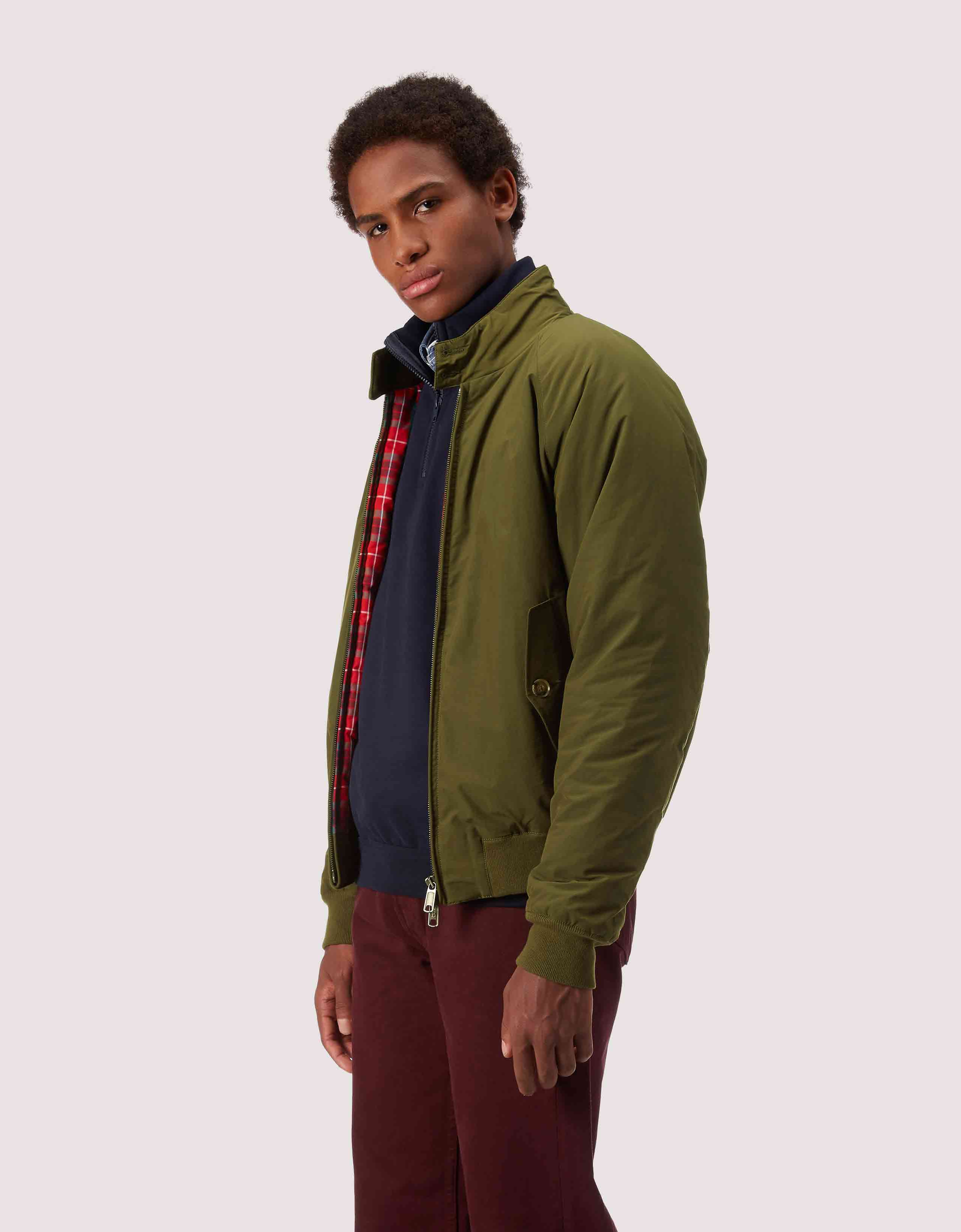 G9 THERMAL HARRINGTON JACKE GREEN BEECH