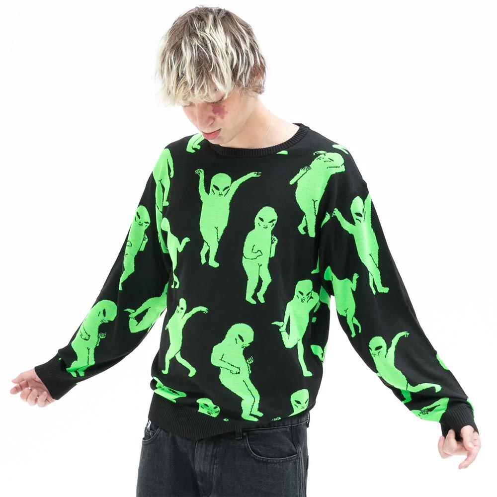 ALIEN DANCE PARTY KNIT PULLOVER