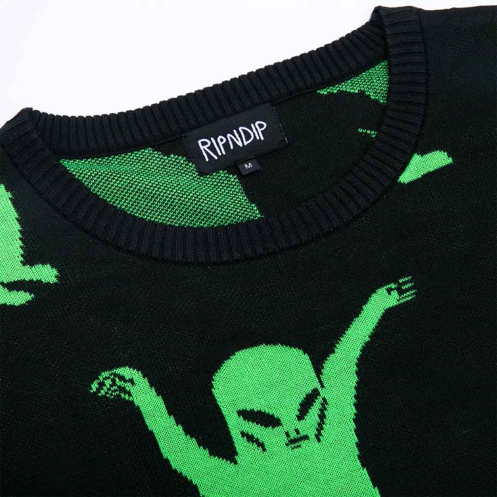ALIEN DANCE PARTY KNIT PULLOVER