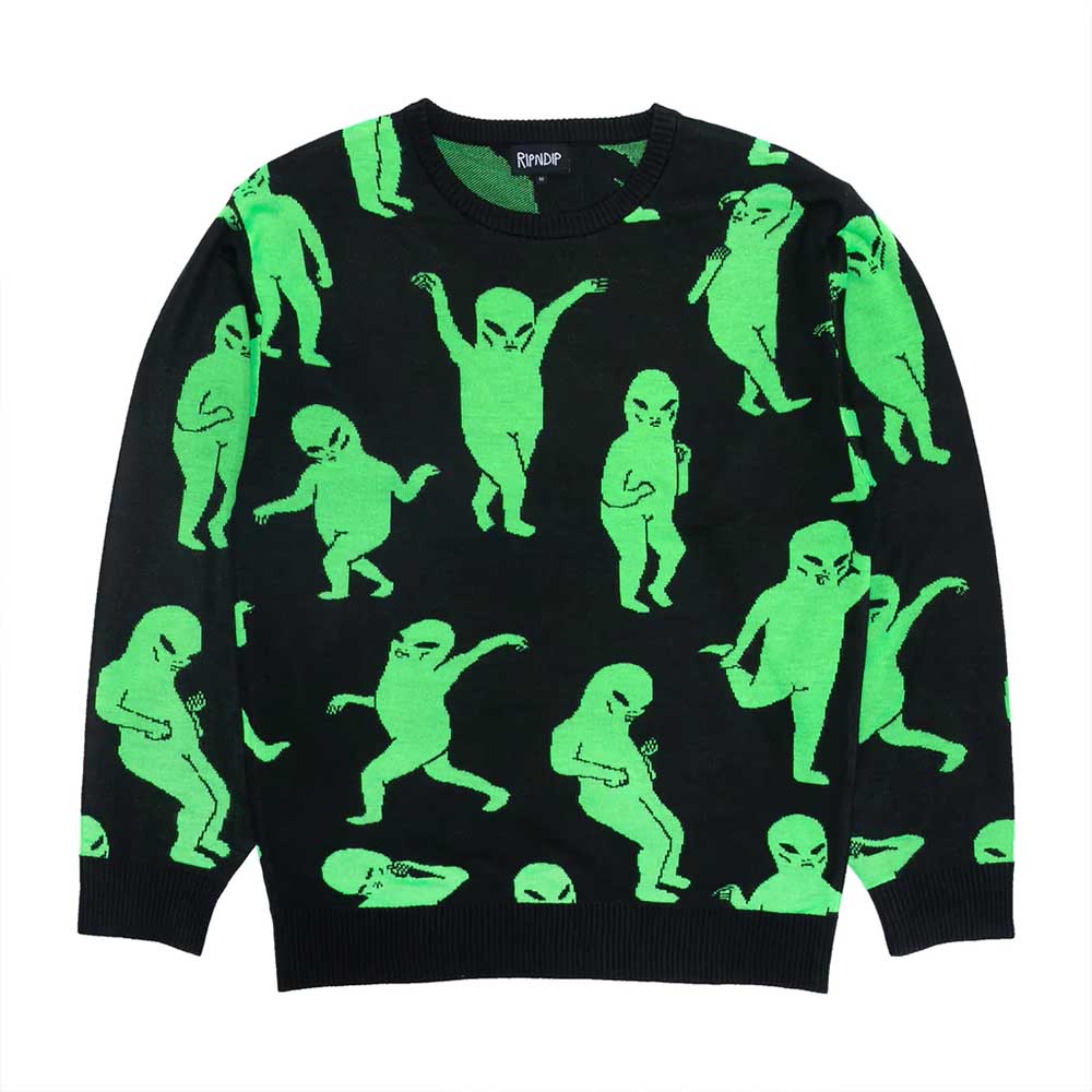 ALIEN DANCE PARTY KNIT PULLOVER