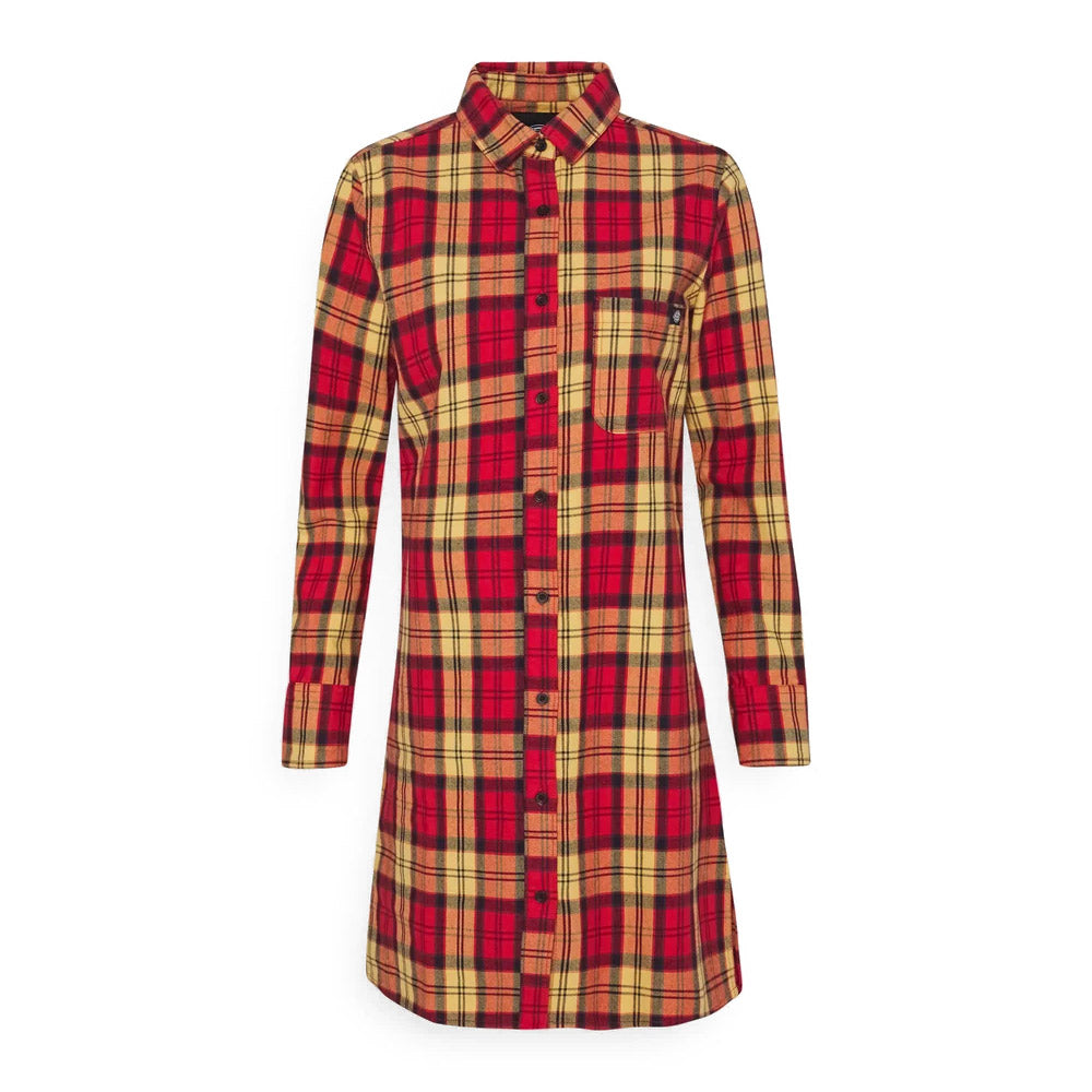 NEUES IBERIA FIERY RED KLEID