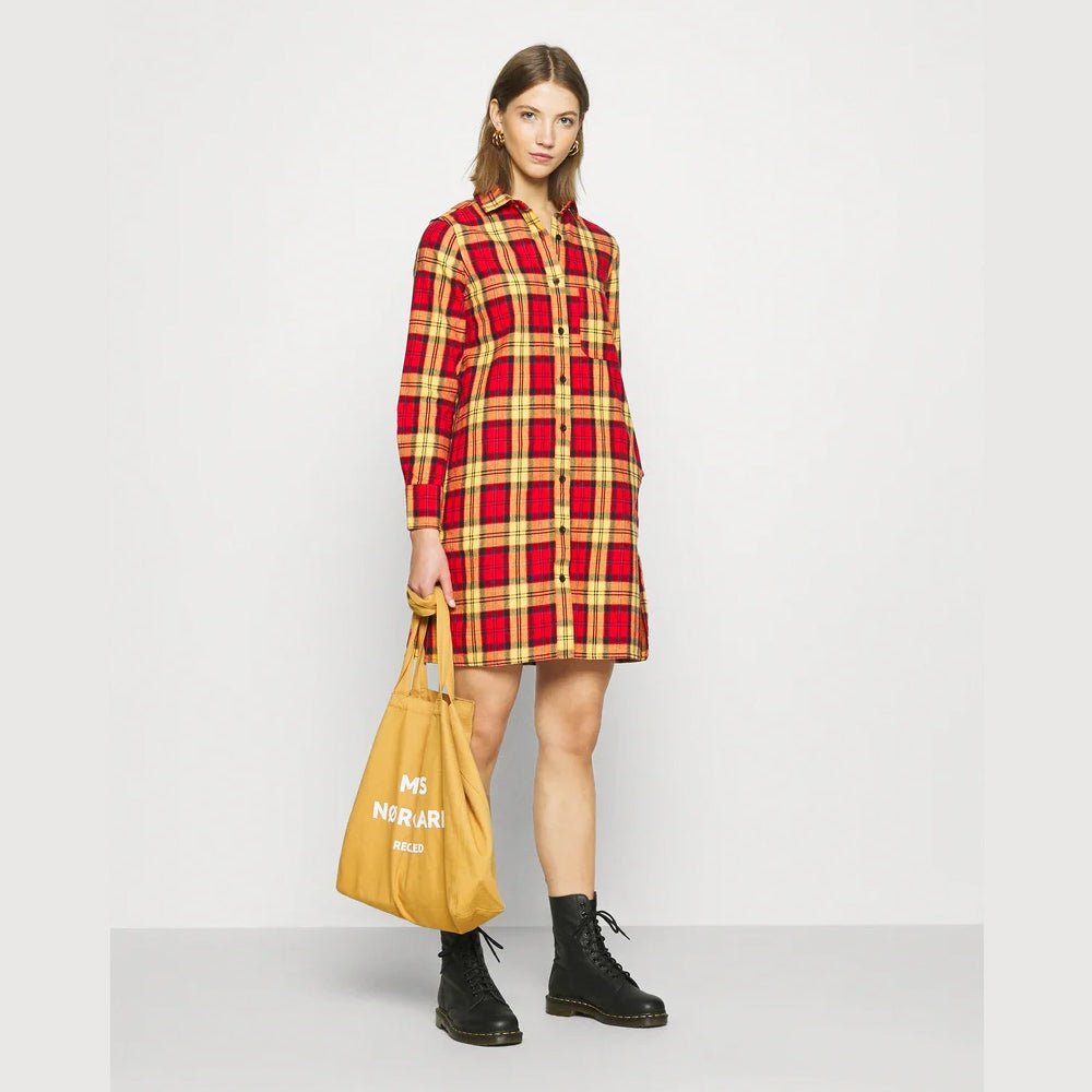 NEUES IBERIA FIERY RED KLEID