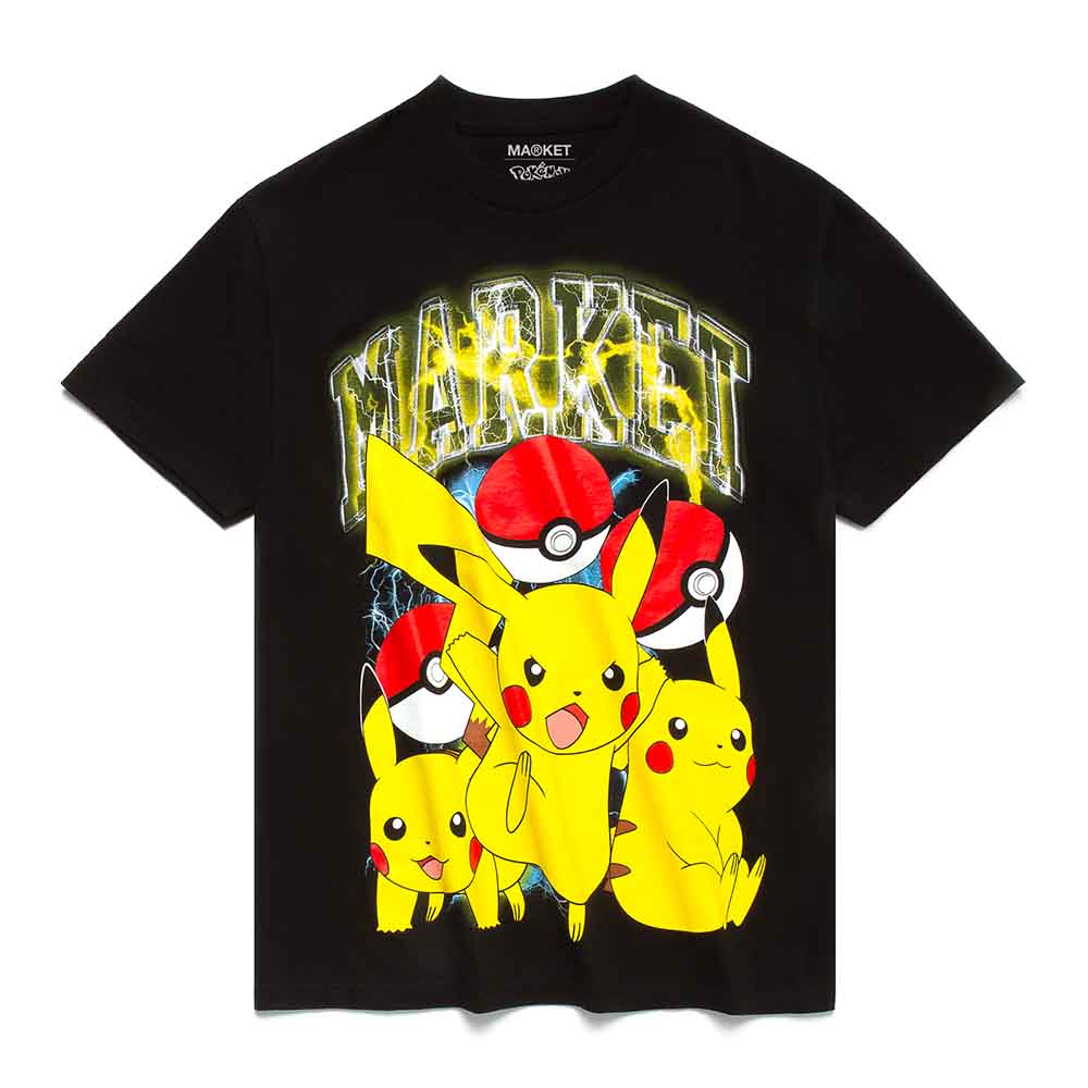 POKEMON PIKACHU ELEKTRISCHE SCHOCK T-SHIRT