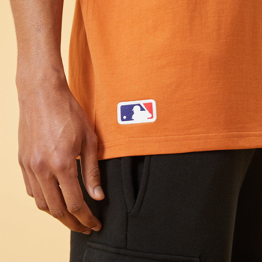 LA DODGERS LOGO BROWN OVERSIZED T-SHIRT