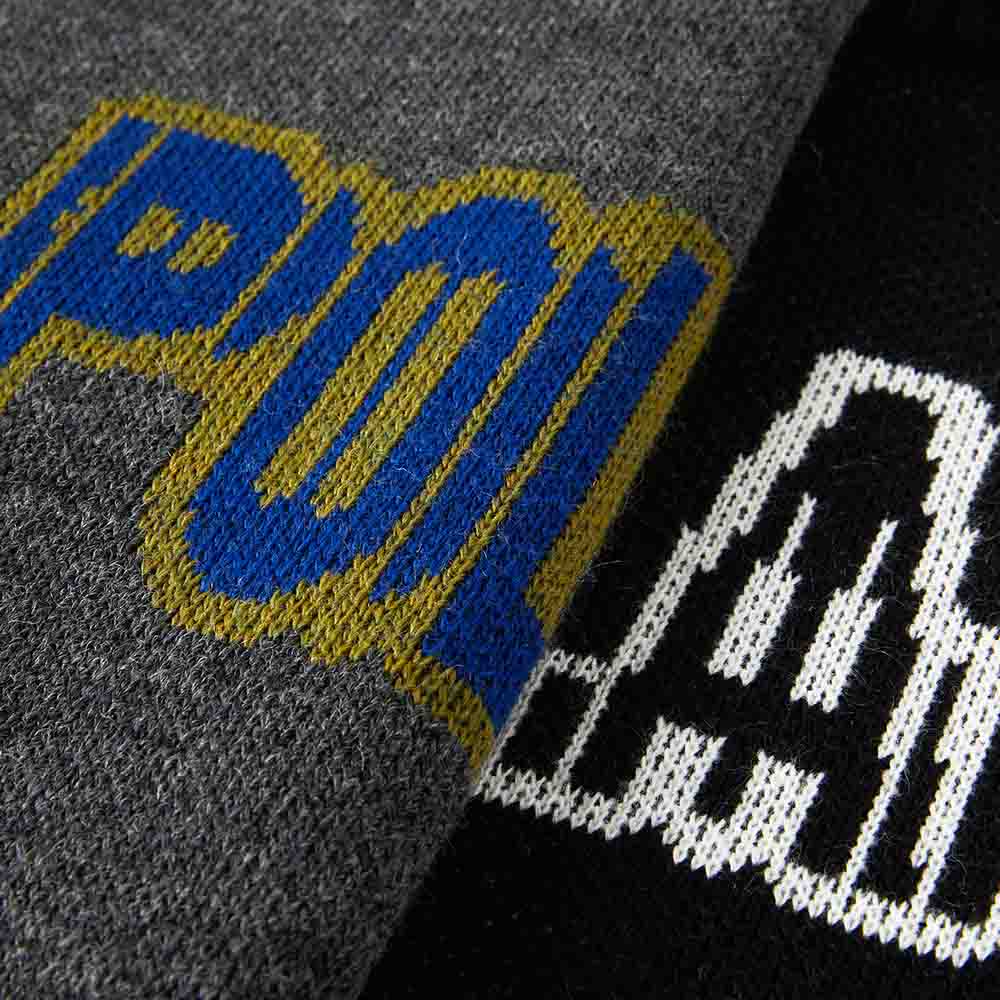 EARTHQUAKE LOGO KNIT PULLOVER
