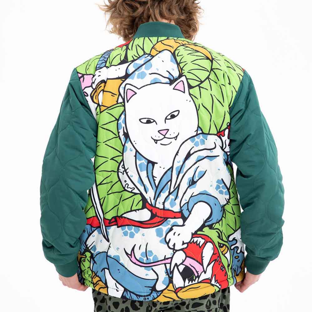 NERMURARI WARRIOR QUILTED BOMBER JACKET