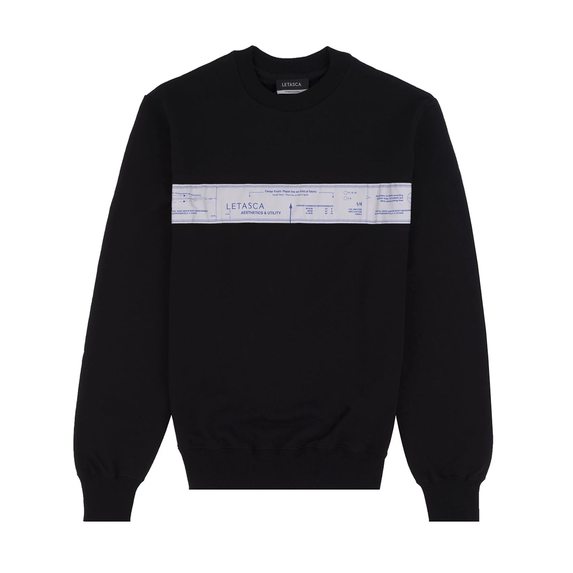 SWEATSHIRT MIT PRINTED STRIPE