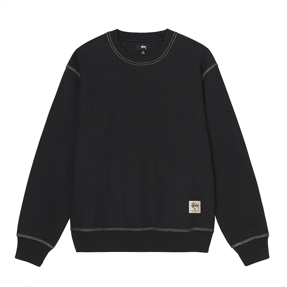 CONTRAST STITCH LABEL CREW