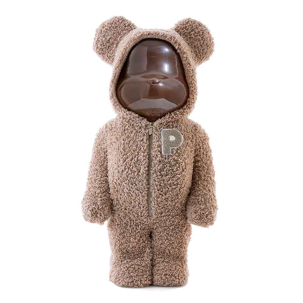 BEARBRICK 1000% EIS PIQUE STROHHALME BEIGE