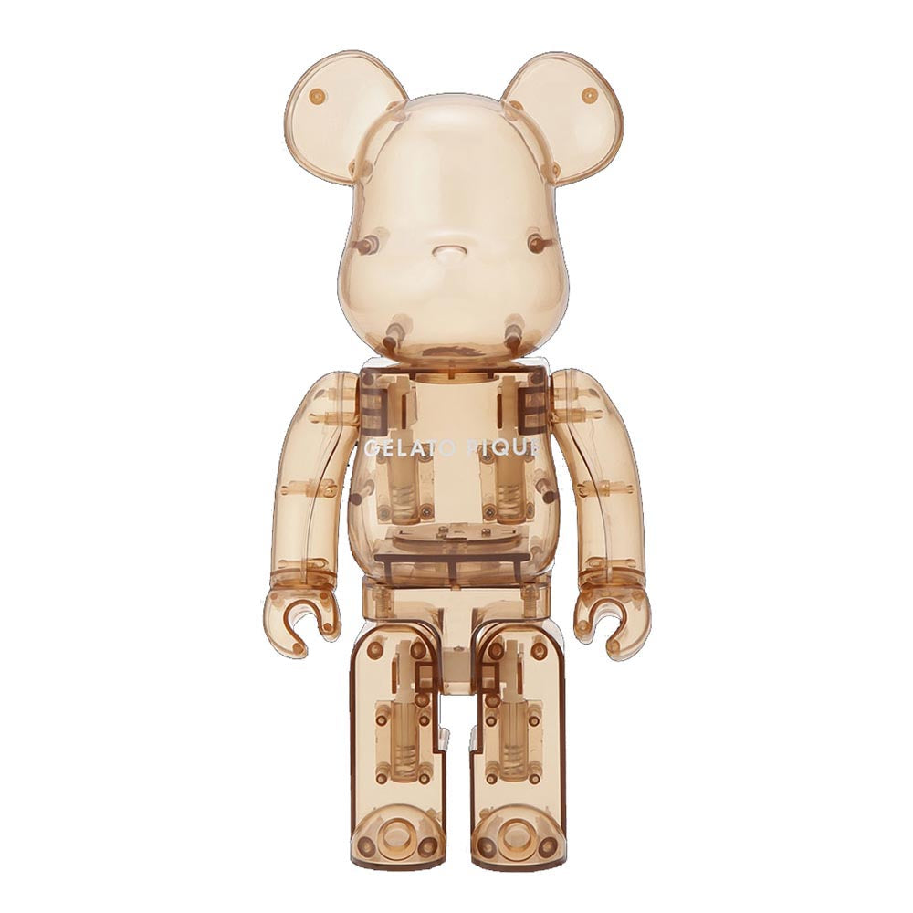 BEARBRICK 400% EIS PIQUE STROHHALME BEIGE