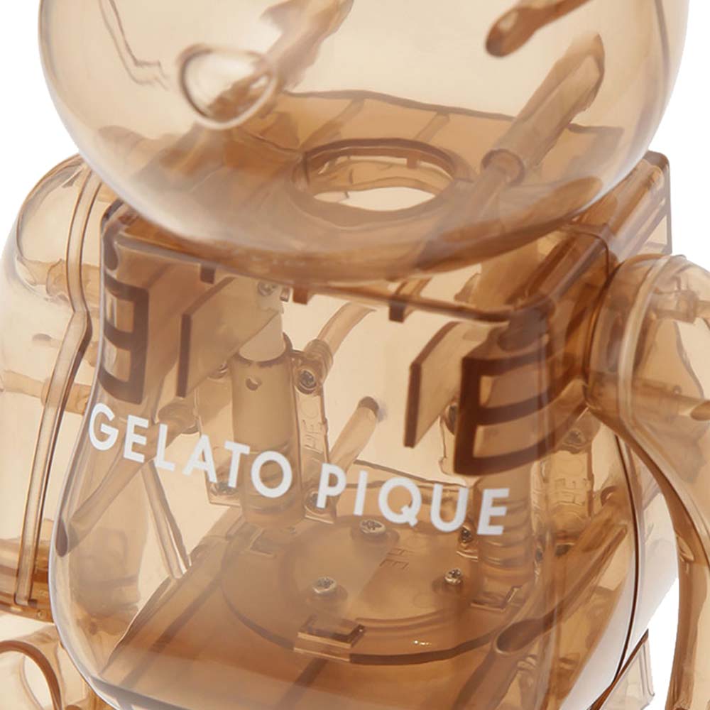 BEARBRICK 400% EIS PIQUE STROHHALME BEIGE